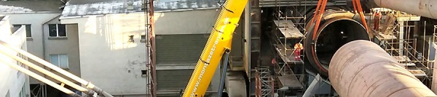 Mobile crane GROVE GMK 6400, Mokrá, Czech Republic (2018)