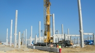 Nošovice Hyundai - erection of the forging shop building - Liebherr LTM (2007)